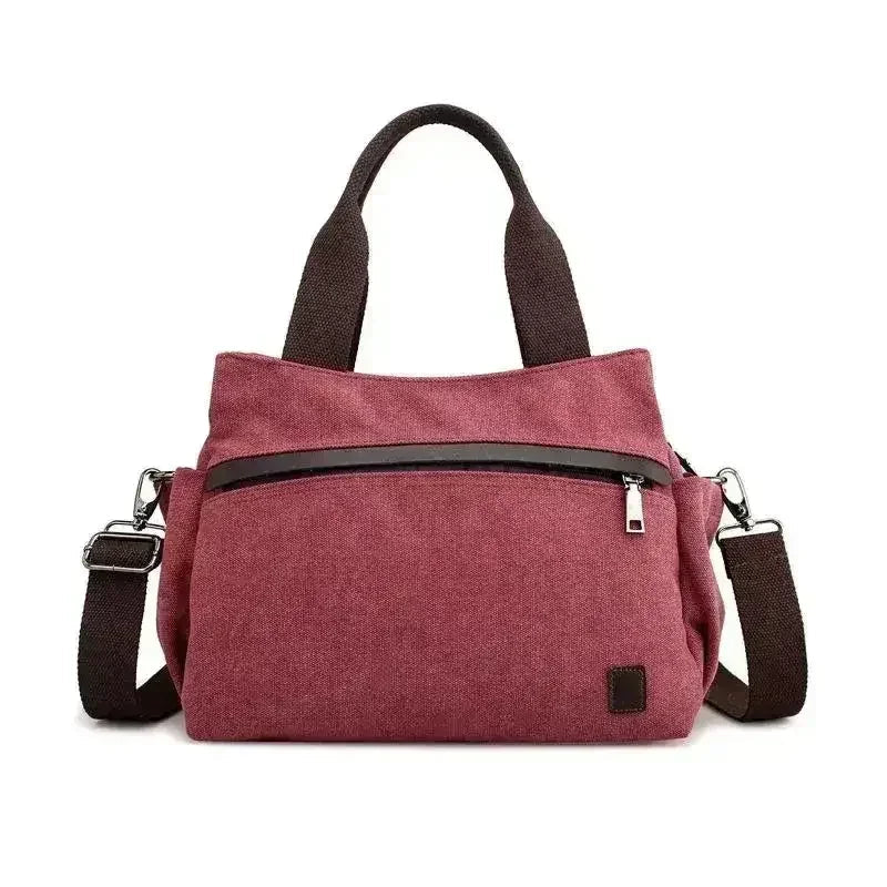 Sac bandoulière en toile vintage pour femme