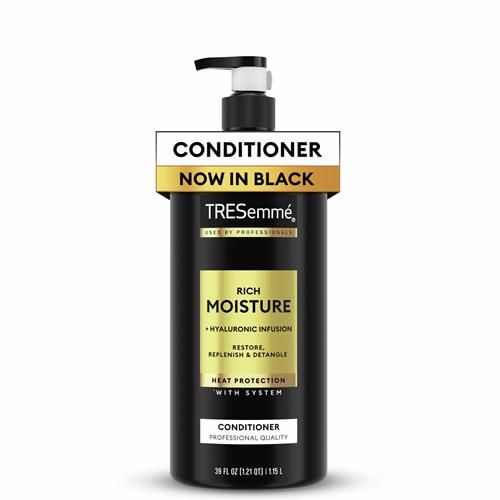 Revitalisant hydratant Rich Moisture Tresemmé avec pompe pour cheveux secs formulé avec la technologie Pro Style 39 fl oz
