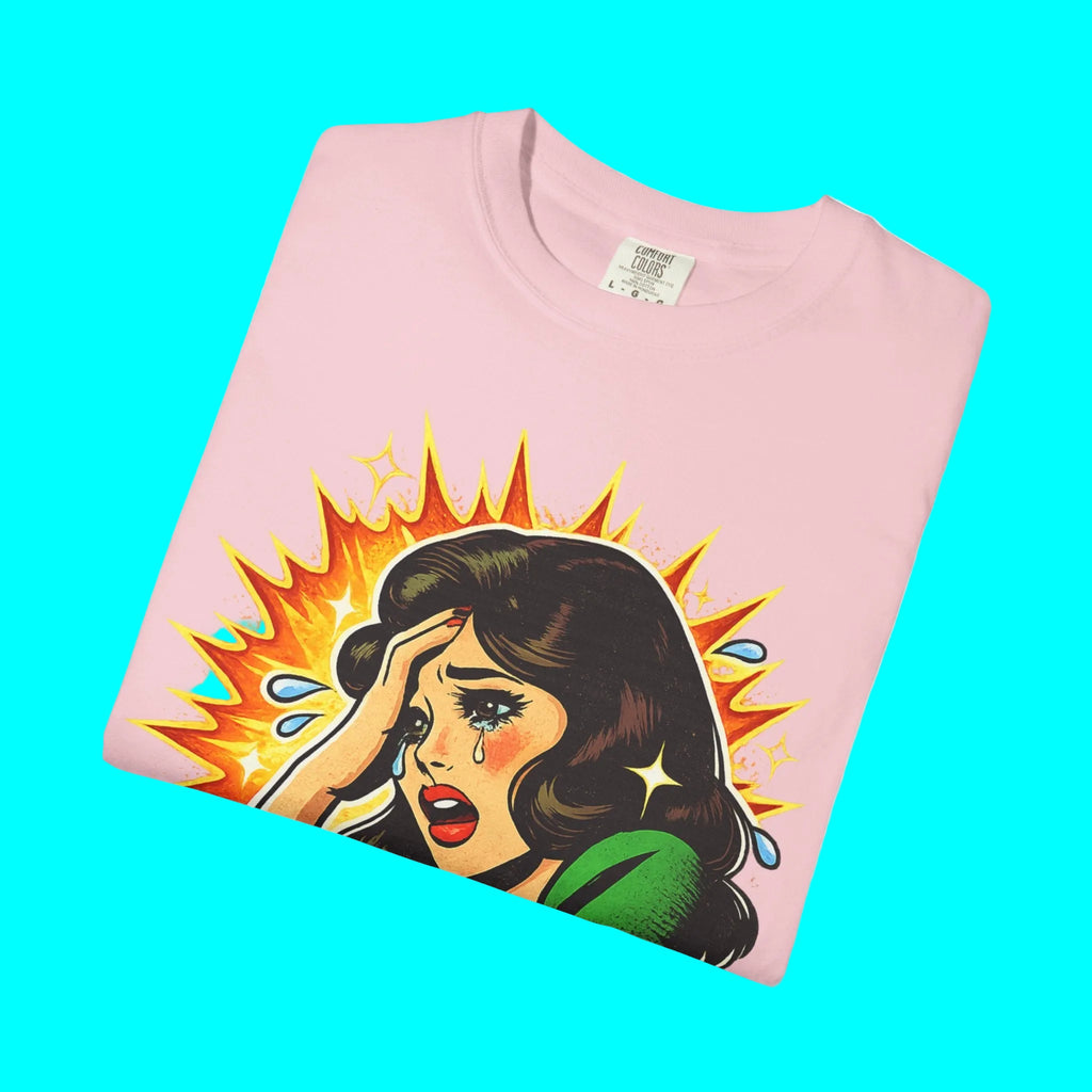 Telenovela Cries in Spanish T-shirt | Dramatic Novela Latina Style | Dia de la Madre | Heavyweight Cotton
