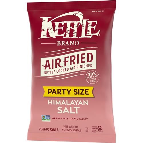 Chips de pommes de terre Kettle Brand, chips à la cuisson à l'air et au sel de l'Himalaya, sac format familial de 319 g