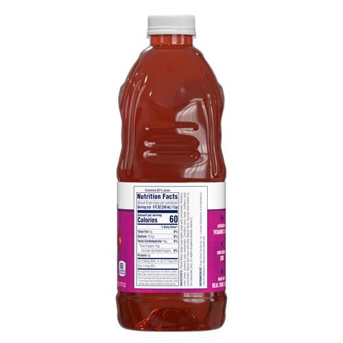 Boisson au jus aromatisée canneberge, bleuet et açaï Ocean Spray Immunité, boisson de soutien immunitaire avec antioxydants, vitamines C et E et zinc, bouteille de 1,77 L