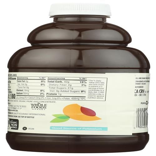 Whole Foods Market, Jus de pruneaux 100 % biologique, 32 oz liq.