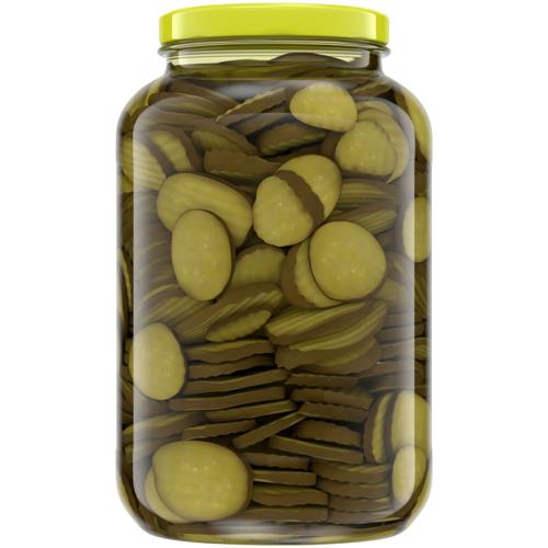 Kroger Cornichons à l'aneth coupés en ovale pour hamburgers 1 gal