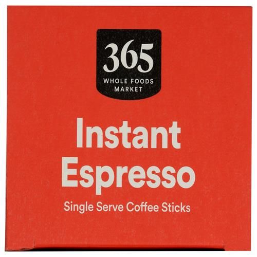 Whole Foods Market, Espresso Instantané, Torréfaction Foncé, 25 Bâtonnets de Café à l'Unité, 75 g