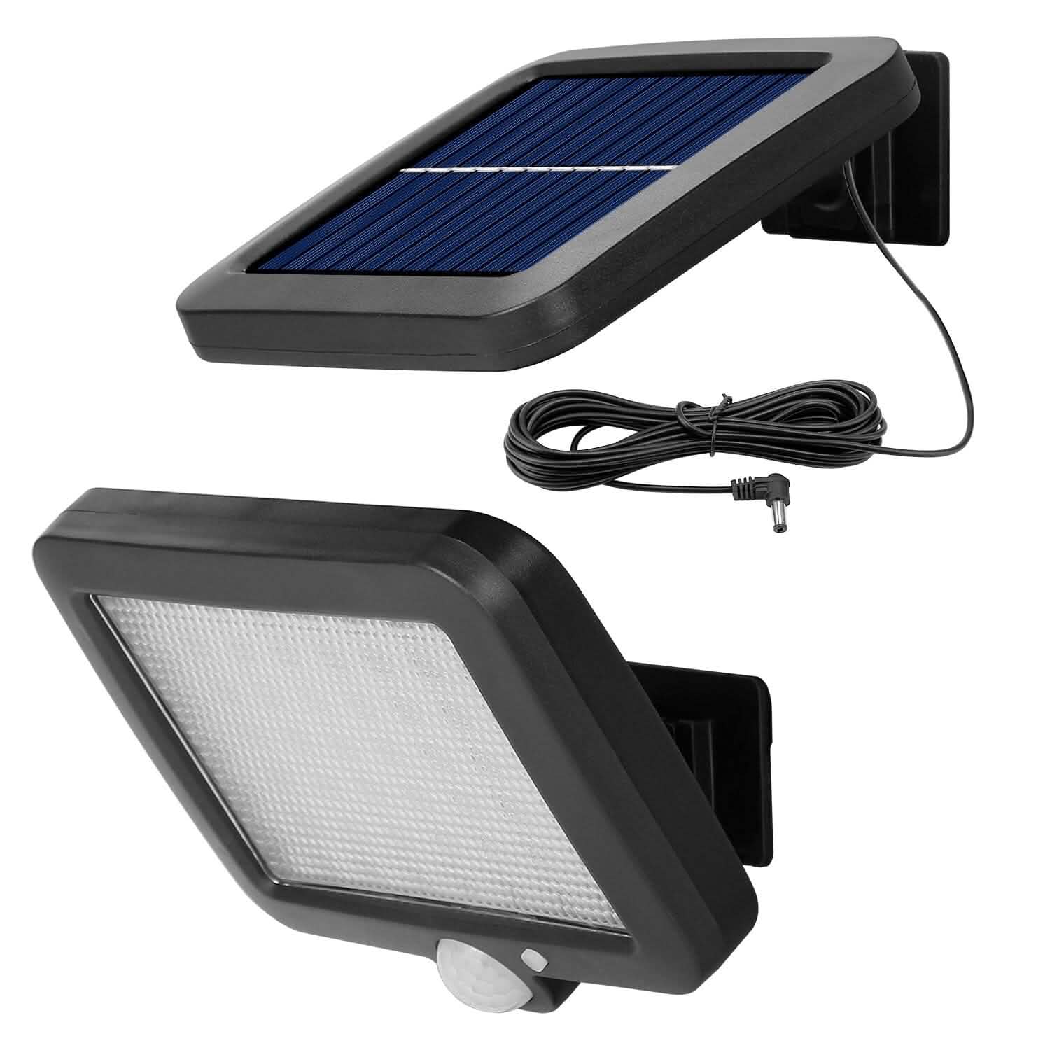 Projecteur de sécurité solaire extérieur 56 LED