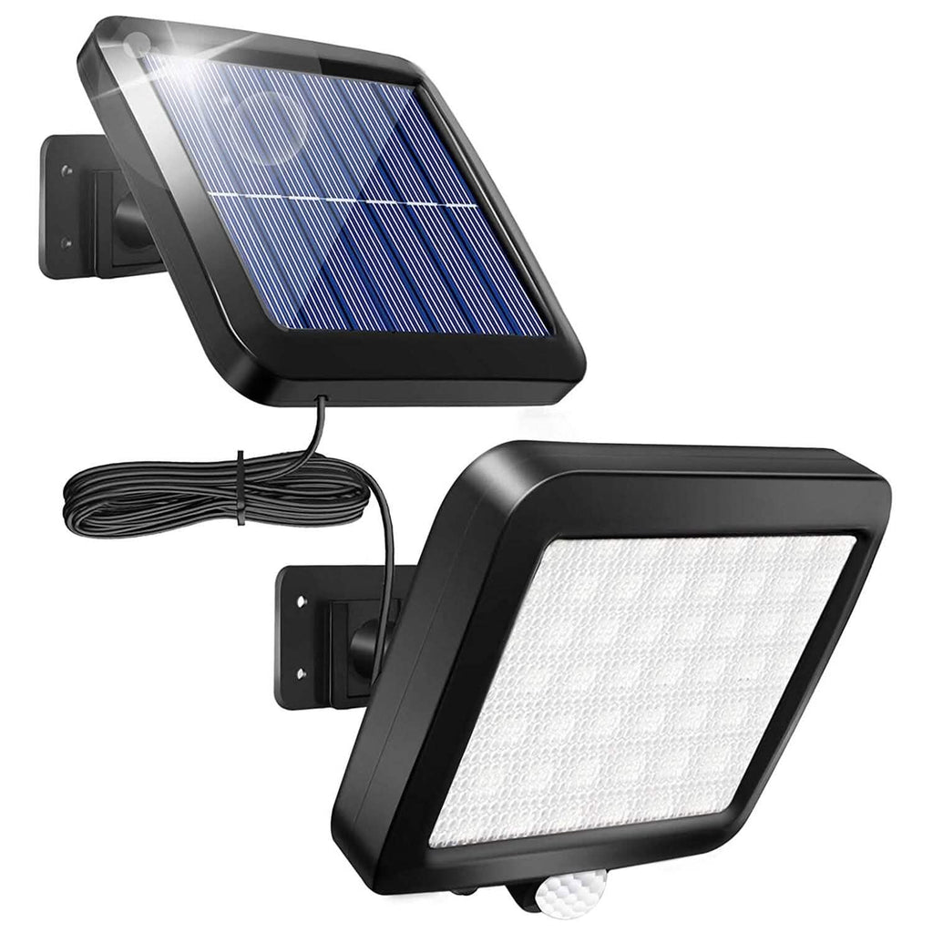 Projecteur de sécurité solaire extérieur 56 LED