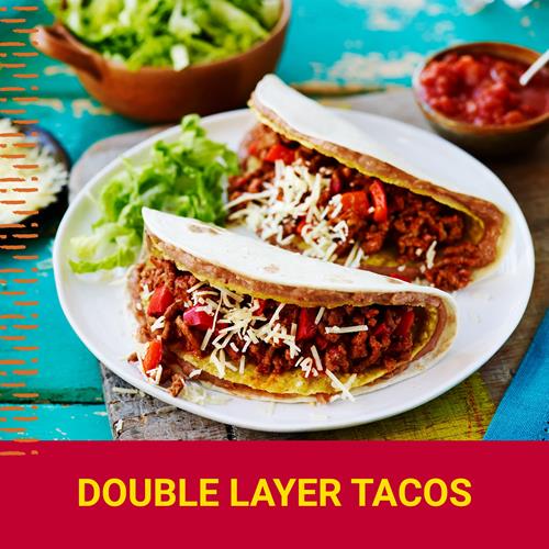 Coquilles à tacos géantes Old El Paso Super Stuffer, préparation de repas, 10 unités, 187 g