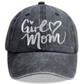 Casquette de baseball en coton lavé réglable Maman d'une fille