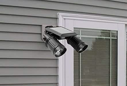 Projecteur double solaire à détecteur de mouvement