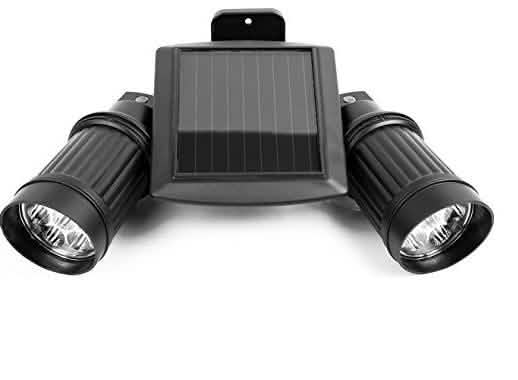 Projecteur double solaire à détecteur de mouvement