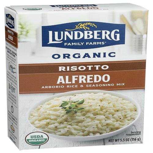 Lundberg Risotto, Alfredo Biologique, 5,5 oz