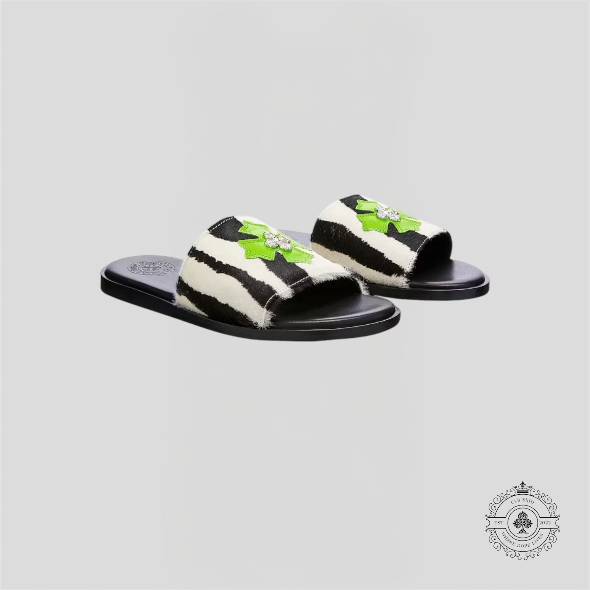 Claques Chrome Hearts Zebra