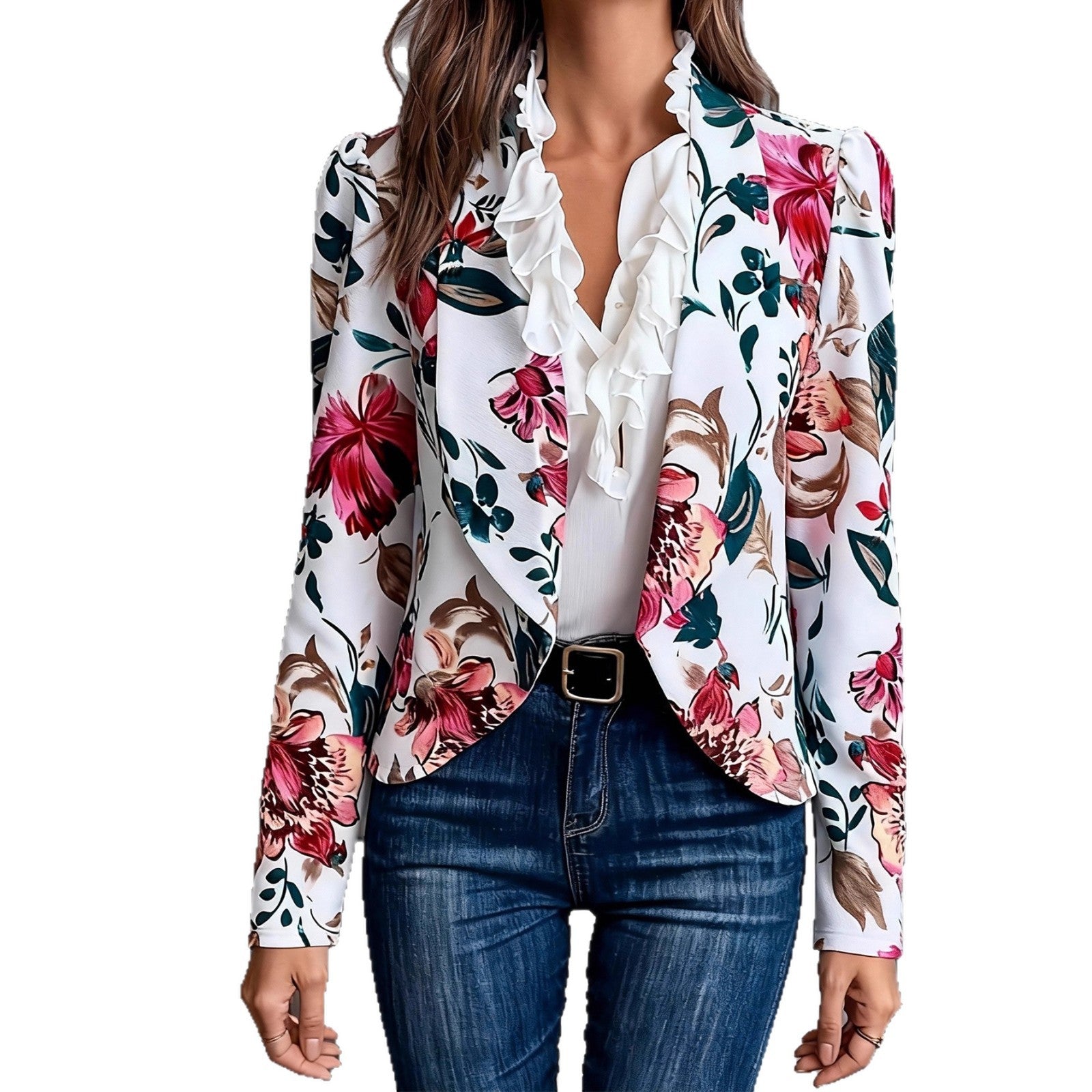 Veste décontractée polyvalente pour femme