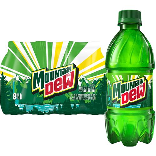 Mountain Dew, bouteilles de 355 ml, paquet de 8