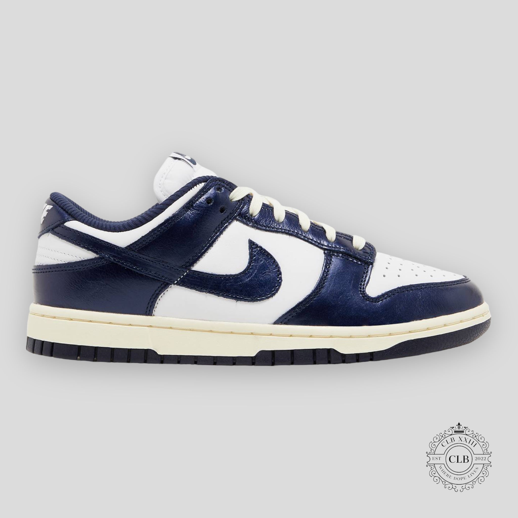 NIKE DUNK LOW PRM (F) "VINTAGE NAVY"