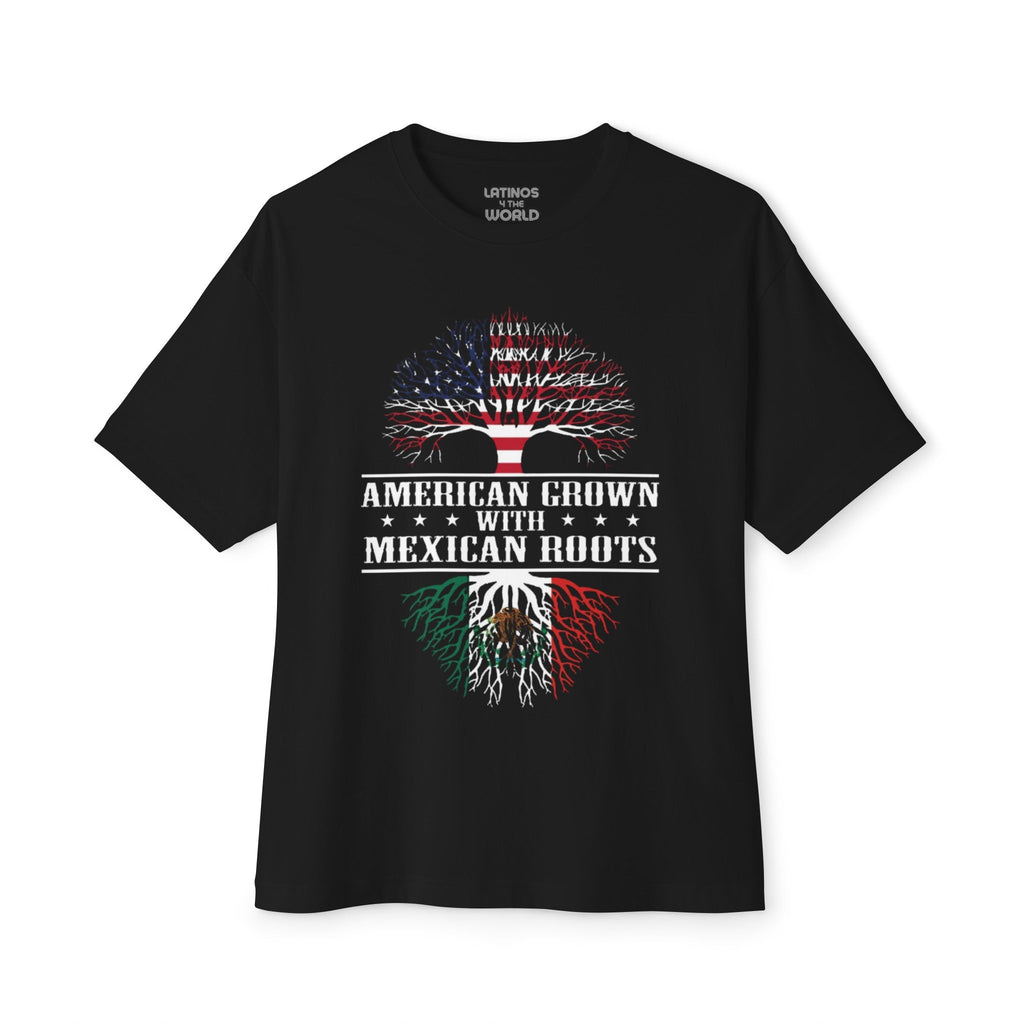 AMERICAN GROWN w/ MEXICAN ROOTS T-Shirt | USA Latino Vibes (Mexico) - July 4th | 2 Colors