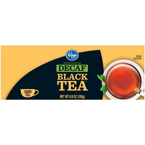 Sachets de thé noir décaféiné Kroger 100 unités