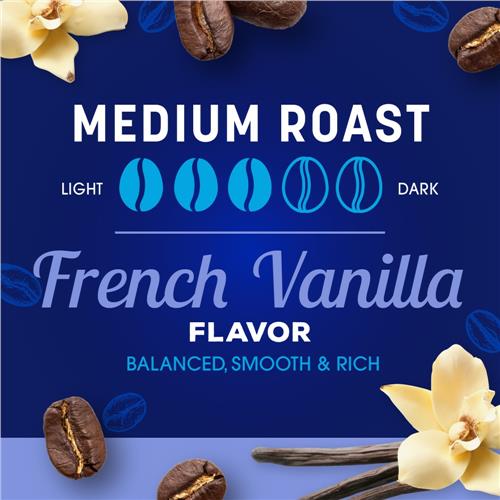 Kroger Café moulu Moyennement torréfié Vanille Française 907 g