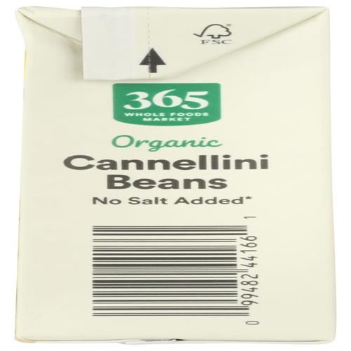 Haricots Cannellini Biologiques Sans Sel Ajouté Whole Foods Market, 380 g