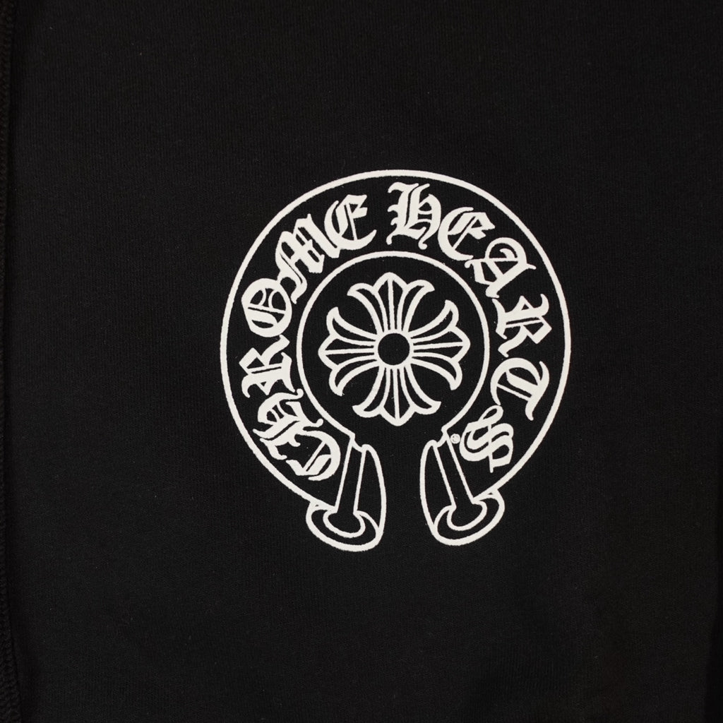 Sweat à capuche exclusif Chrome Hearts Las Vegas Horseshoe noir