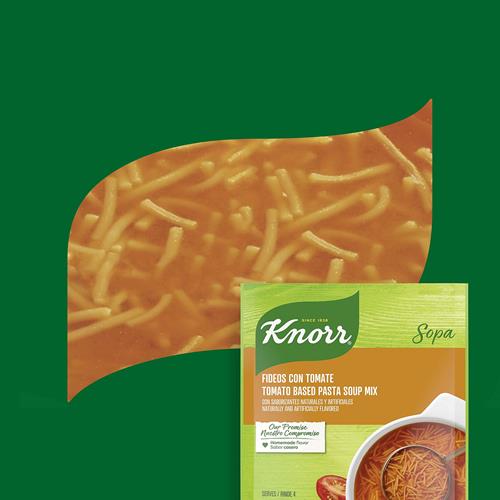 Knorr Mélange pour soupe de nouilles/pâtes pour un bol de soupe réconfortant ou un dîner simple Soupe de nouilles de pâtes à base de tomates Soupe de tomates aux arômes naturels et artificiels 99 g