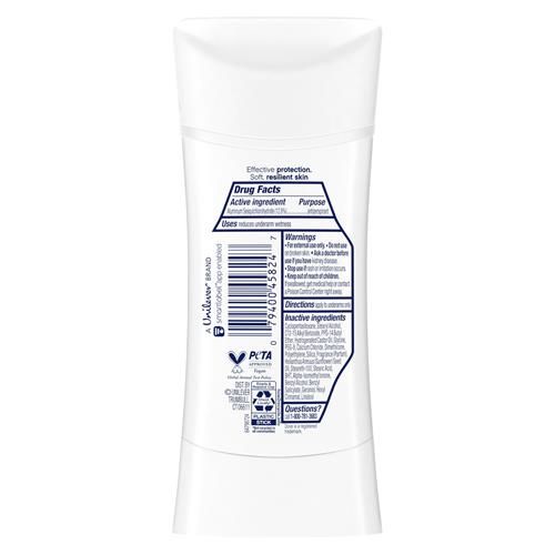 Dove Advanced Care Antisudorifique en bâton pour aider à réparer la barrière cutanée après le rasage, Pomme & Thé blanc avec protection 72 heures contre la transpiration et les odeurs, 74 g