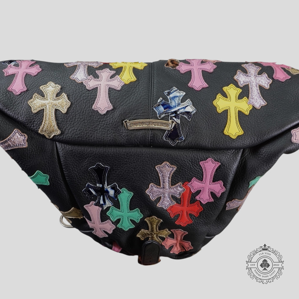 Sac banane Chrome Hearts XXL multicolore