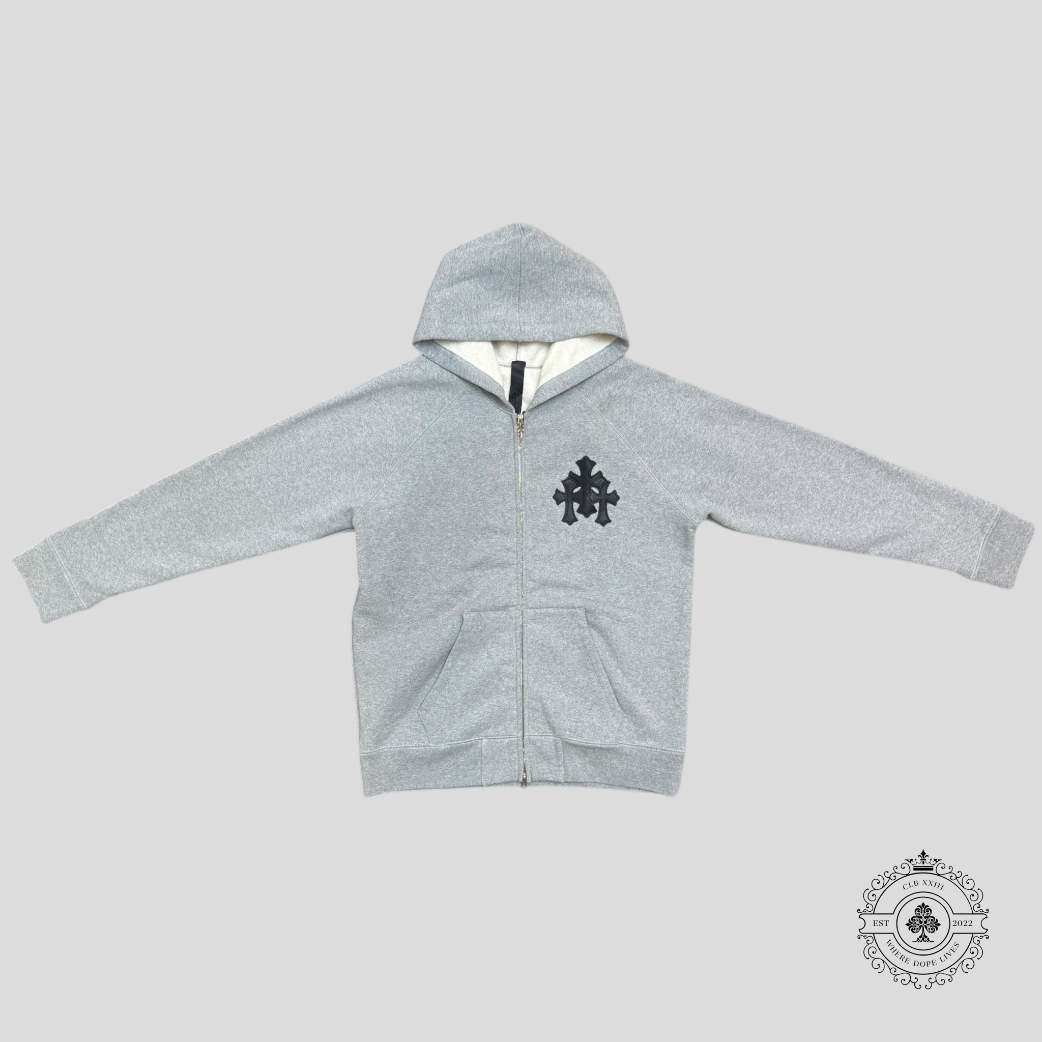 Sweat à capuche zippé Chrome Hearts Paper Jam