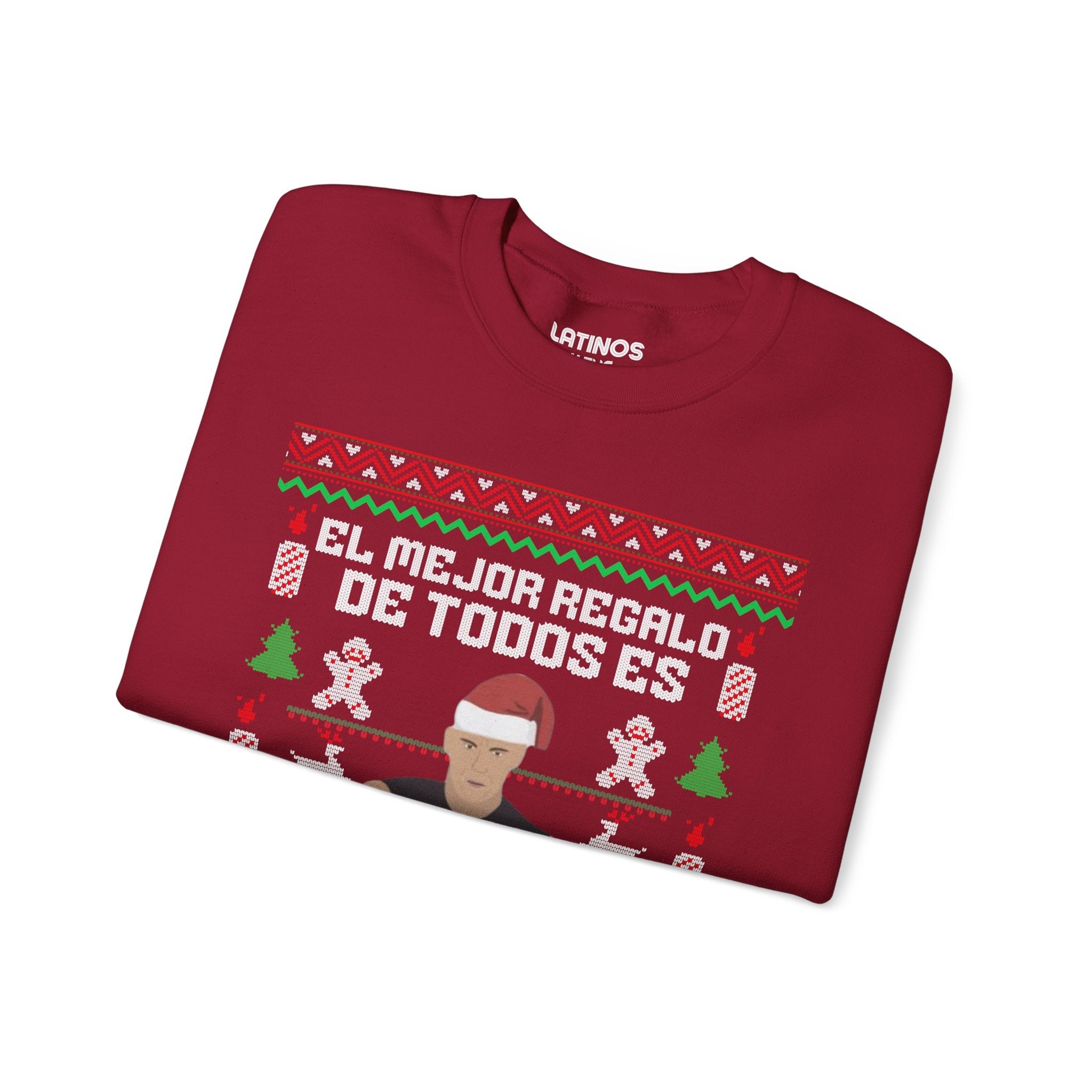 Le meilleur cadeau de tous est la famille Vin Fast Furious Latino Ugly Christmas Sweater | Diesel 3 couleurs