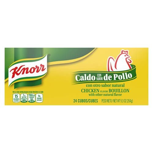 Knorr Bouillon en cubes, Poulet, 24 cubes, 264 g