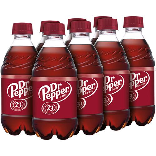 Dr Pepper - Mini-bouteilles, 355 ml, paquet de 8