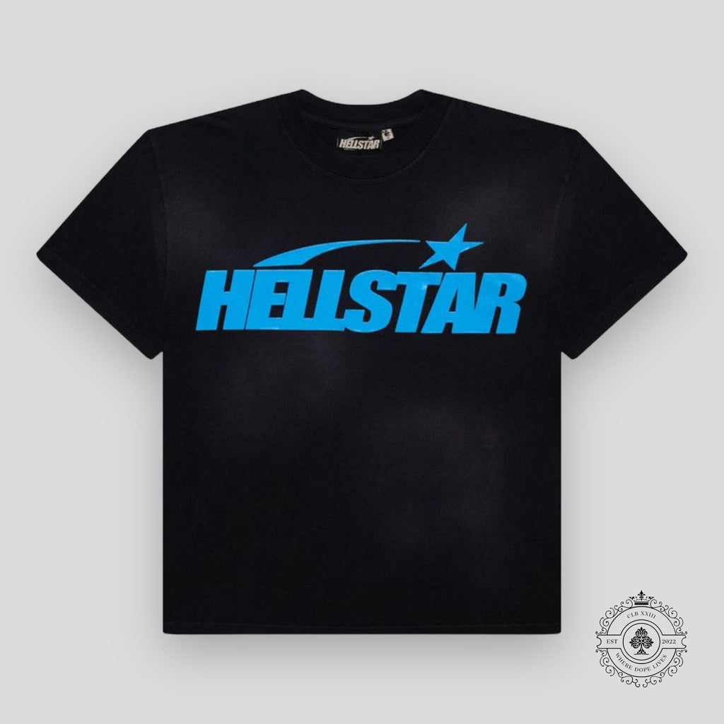 T-shirt Hellstar Sport Logo Gel Noir / Bleu
