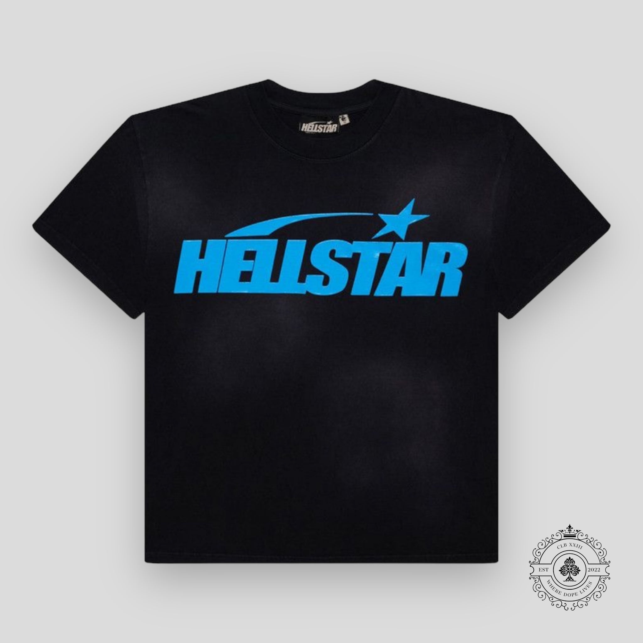 T-shirt Hellstar Sport Logo Gel Noir / Bleu