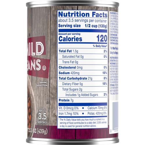 Haricots en conserve Kroger Chili doux 439 g