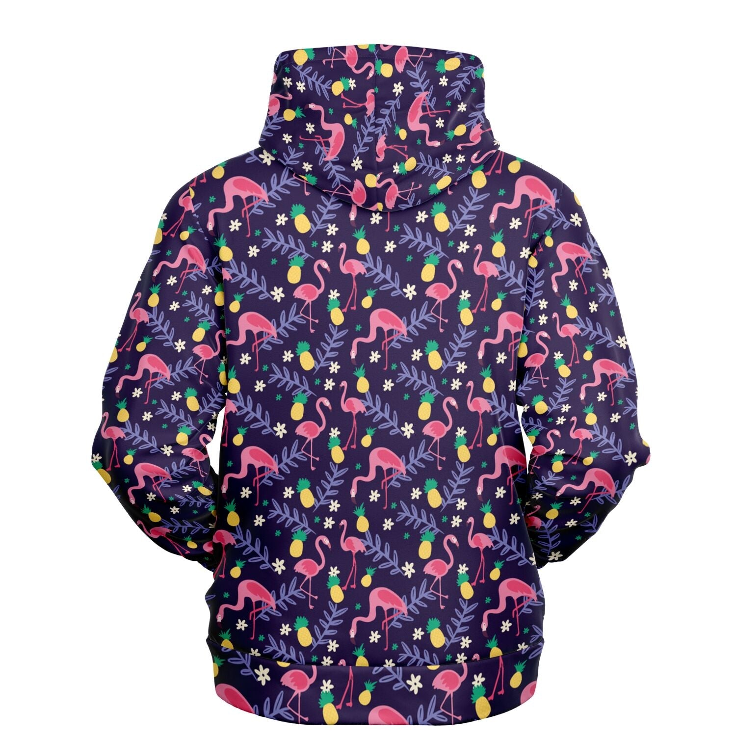 Sweat à capuche Flamant Ananas