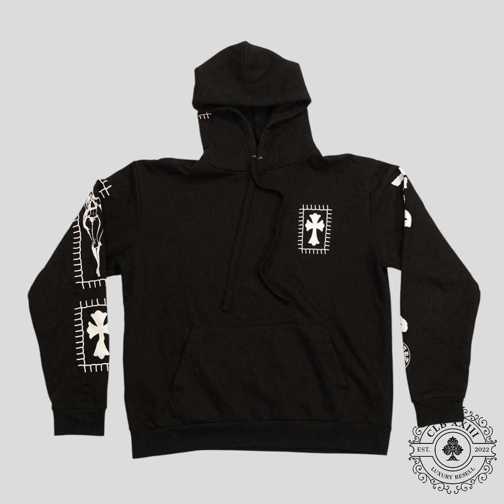 CHROME HEARTS DEADLY DOLL SWEAT À CAPUCHE - NOIR