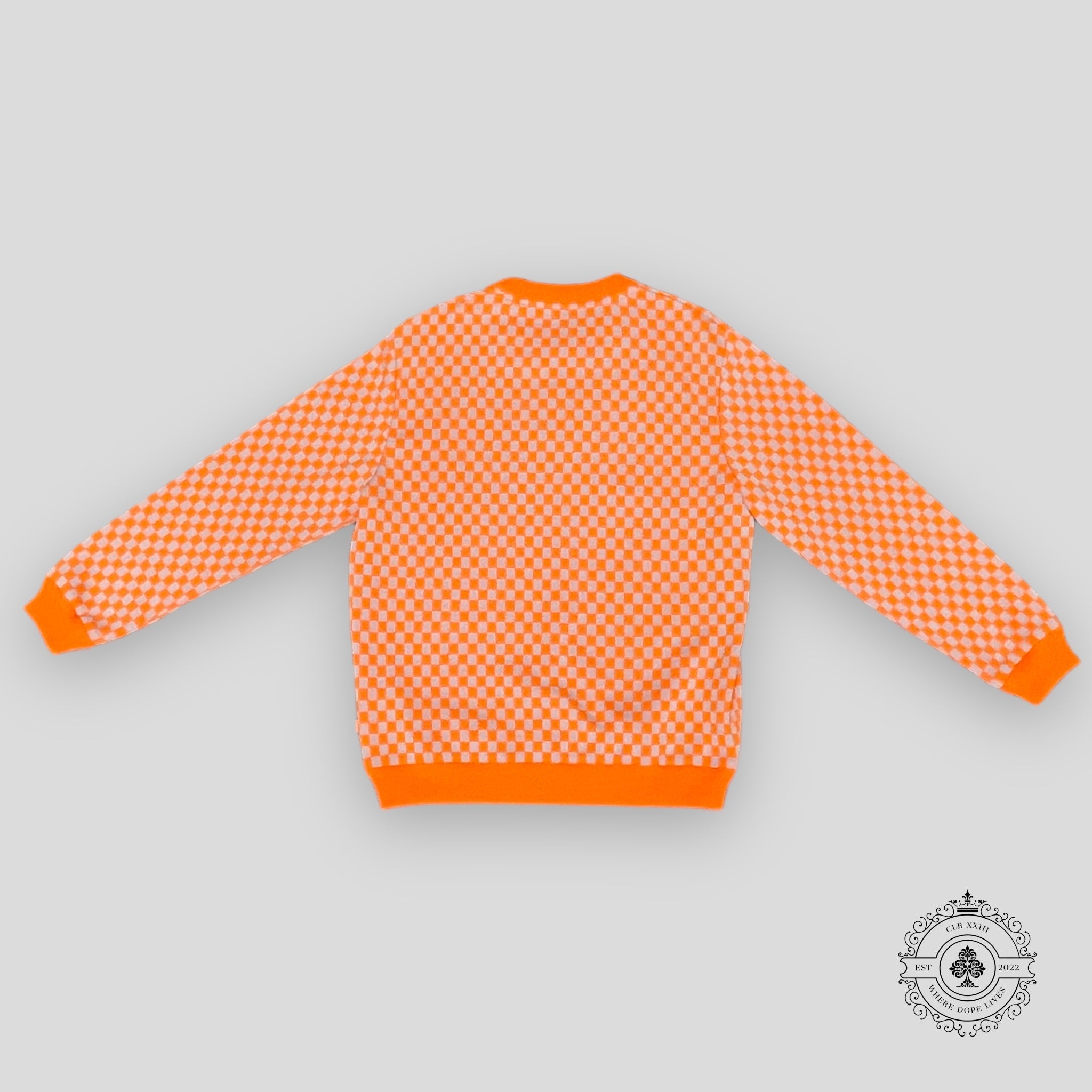 Pull Damier Louis Vuitton orange