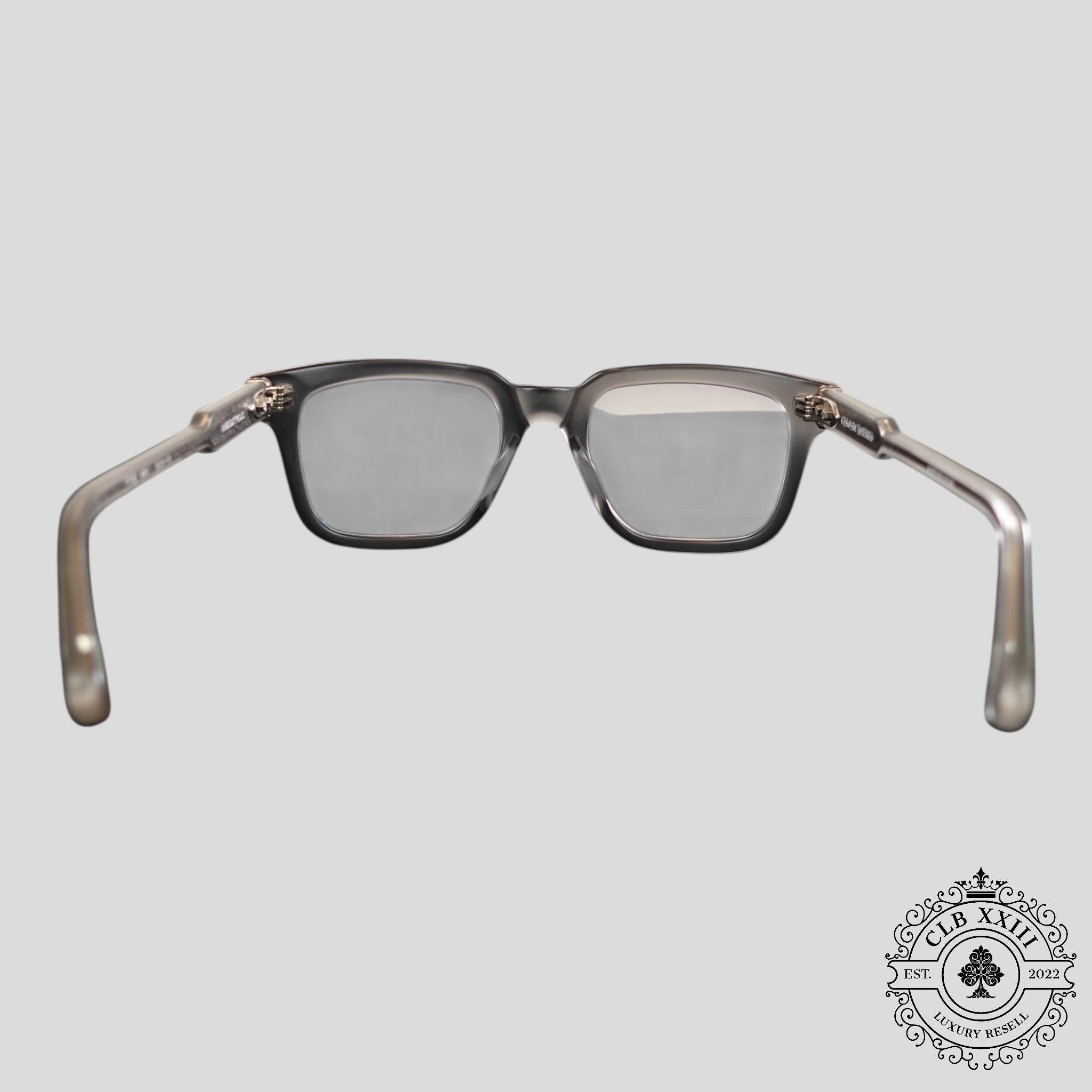 Lunettes ambidextres Chrome Hearts gris mat