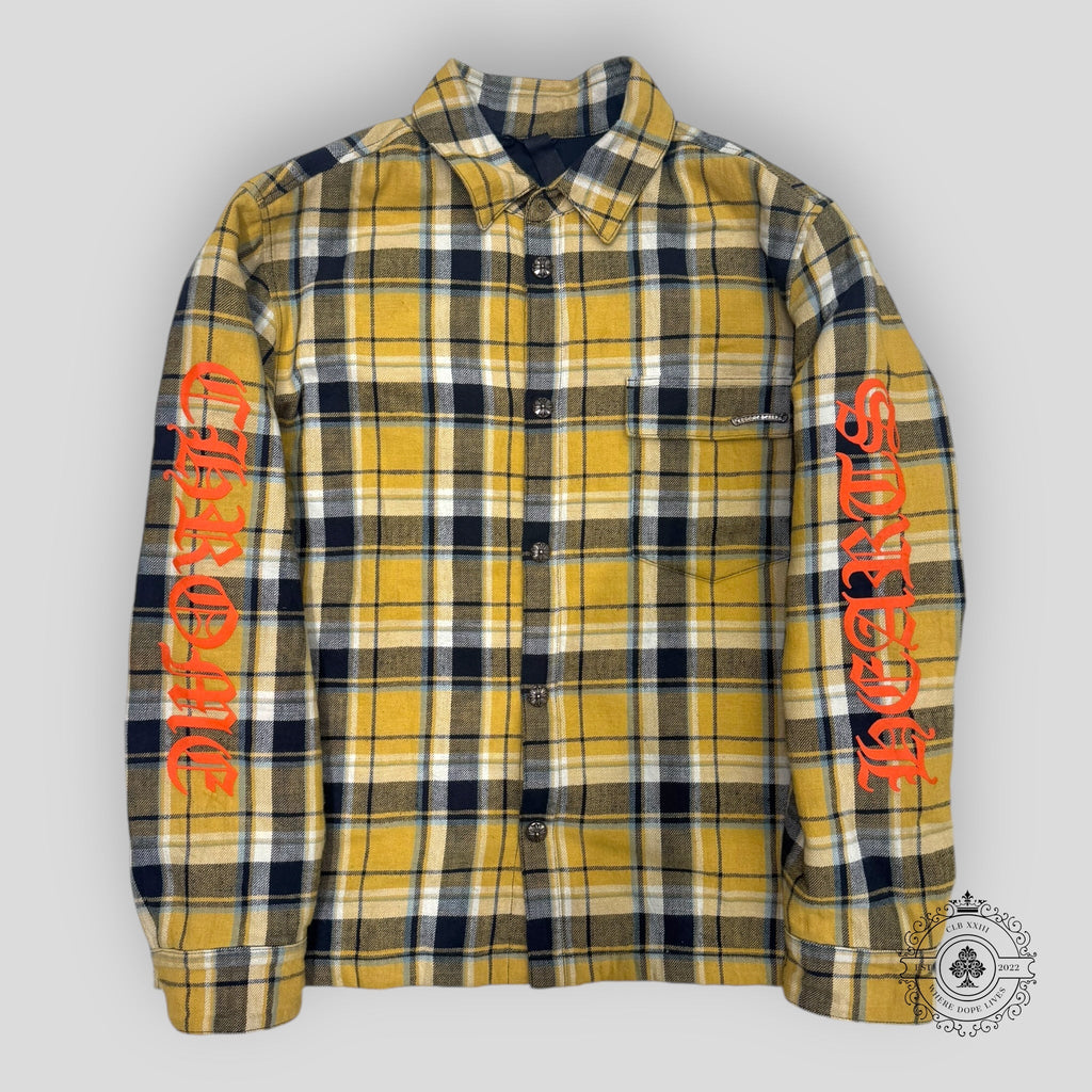 Chemise matelassée en flanelle Chrome Hearts
