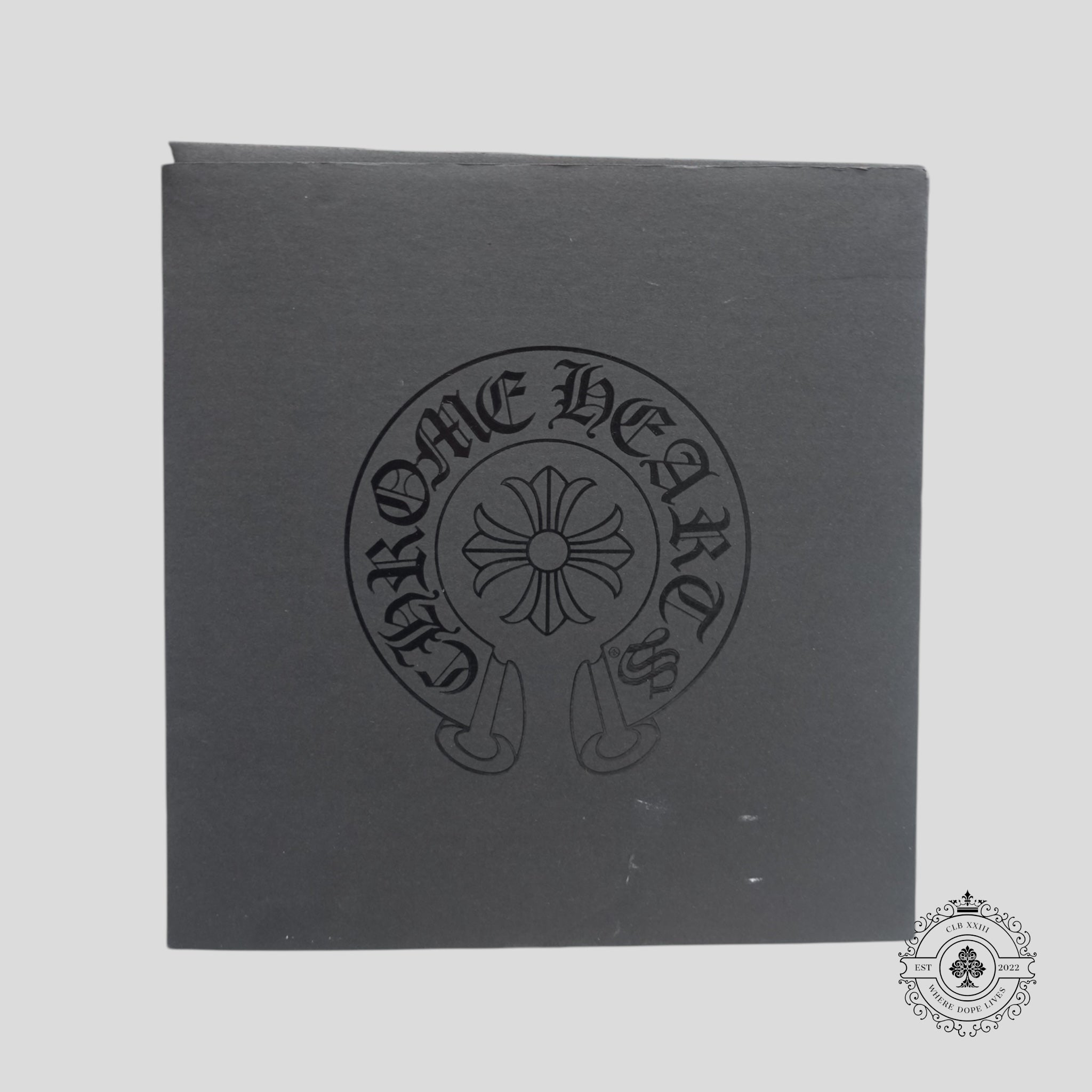 Classeur en cuir fer à cheval Chrome Hearts