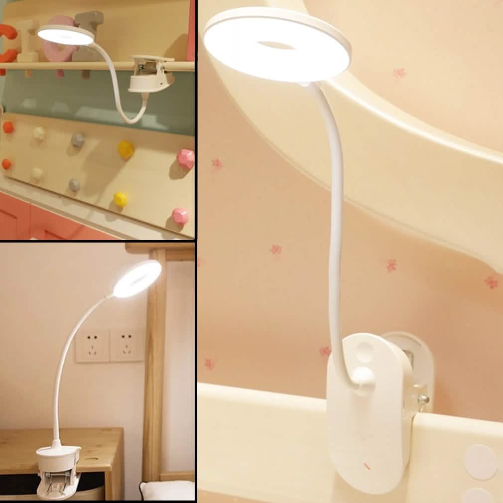 Lampe de Bureau à Pince avec Interrupteur Tactile LED et 3 Modes