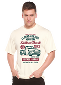 T-shirt graphique Legendary Ride à manches courtes pour homme en bambou, viscose et coton biologique