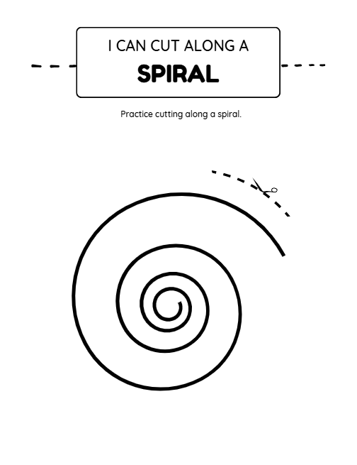 Kids Scissor Skills Activity Book – 50-Page Canva Template for Fine Motor Practice