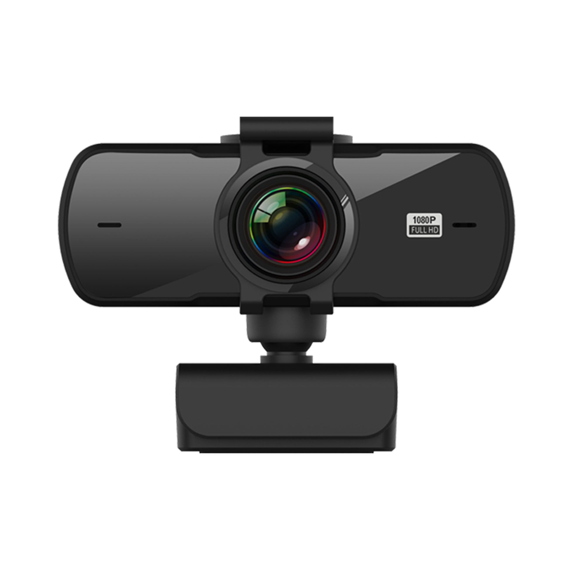 Webcam Réelle 1080P 200W Pixels Full HD Caméra Grand Angle 110° avec Microphone et Trépied pour Vidéo Écran Large Webcam de Streaming Pro pour Enregistrement, Appels, Conférences et Jeux