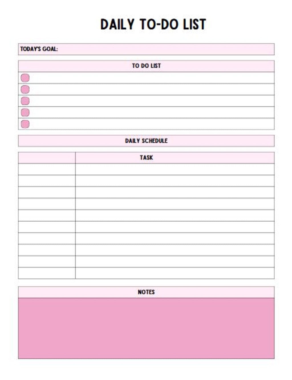 Girl Boss Planner | 60+ Pages Printable & Editable in Canva