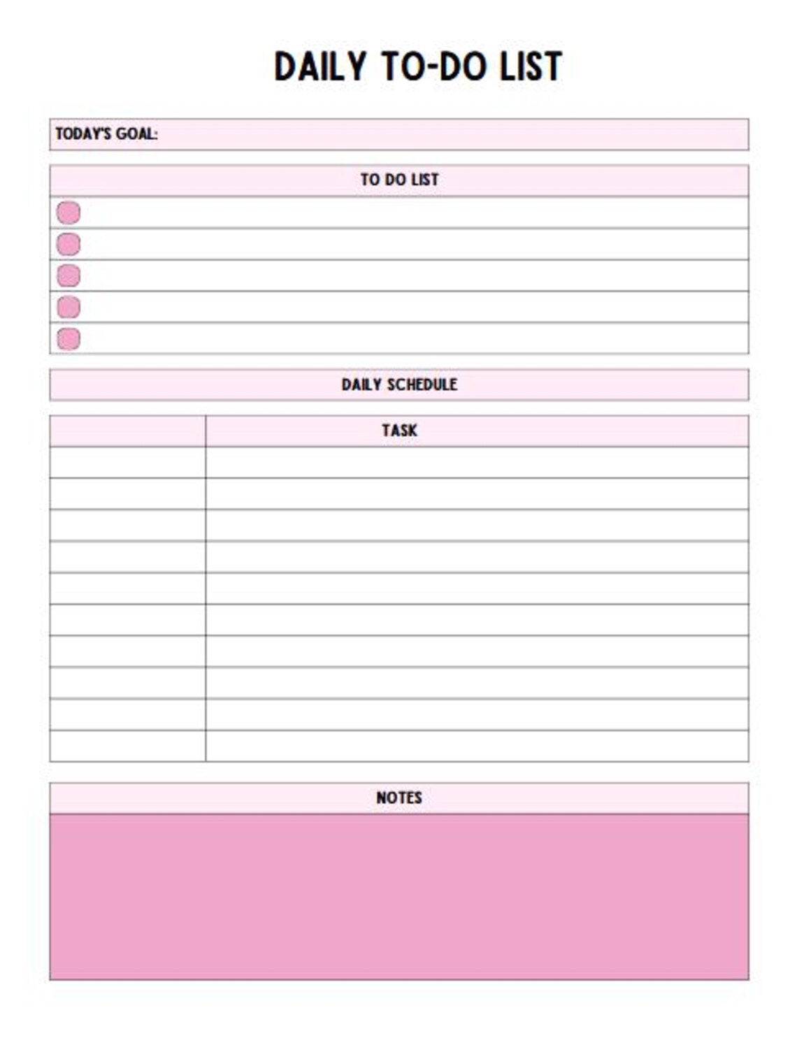 Girl Boss Planner | 60+ Pages Printable & Editable in Canva