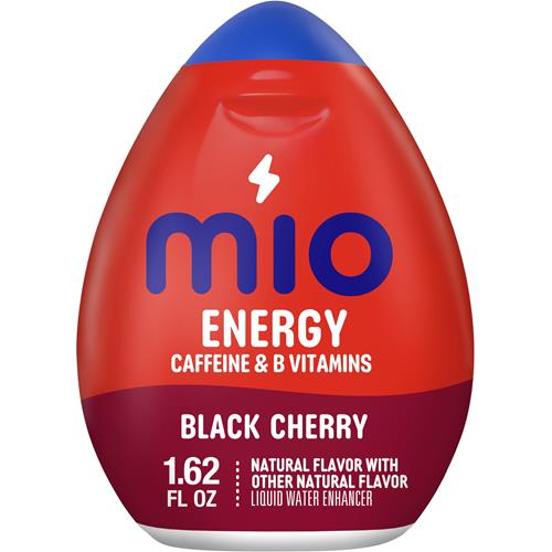 Mio Energy Cerise Noire Arômes Naturels Boisson Concentrée, Bouteille de 48 ml