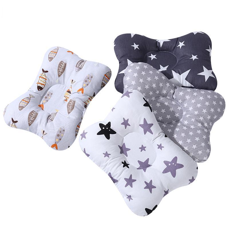 Oreiller d'allaitement pour bébé - Oreiller anti-tête plate - Décoration de chambre de bébé au design moderne avec imprimé animal