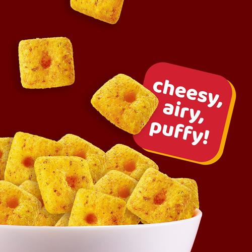 Snacks soufflés au fromage Cheez-It Puff'd, crackers soufflés, snacks pour le déjeuner, saveur Pizza au fromage, sachet de 163g (1 sachet)