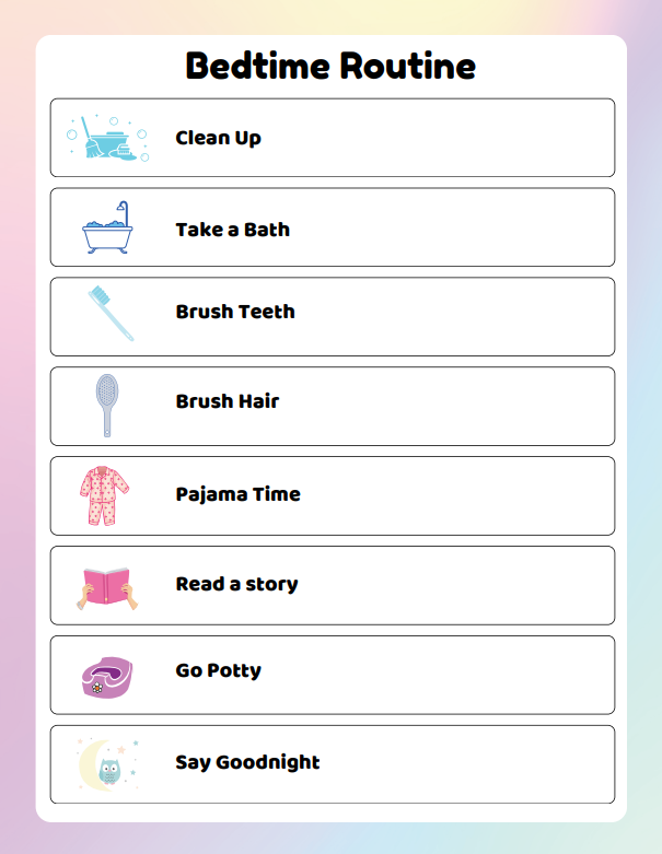 Little Helper Planner – Kids Chore Chart & Routine Organizer | Canva Template (Instant Download)